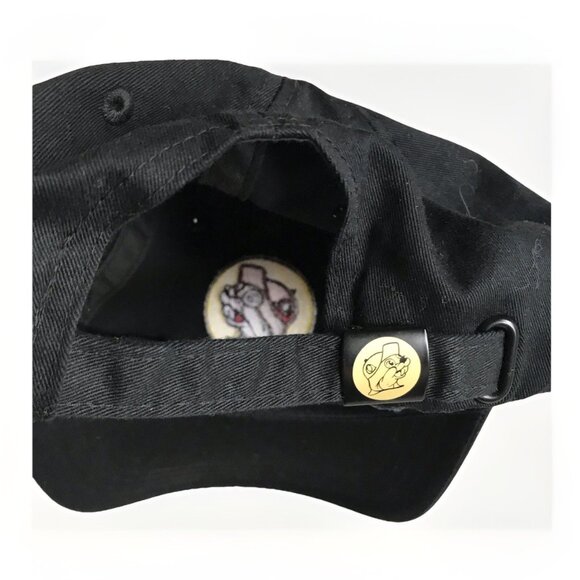 Buc-ee's Logo Bucees Black Adjustable Embroidered Beaver Hat Cap Adult One Size - Picture 4 of 5